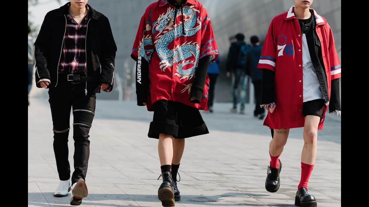 Seoul streetwear layered neutrals and unbranded minimalist outfits