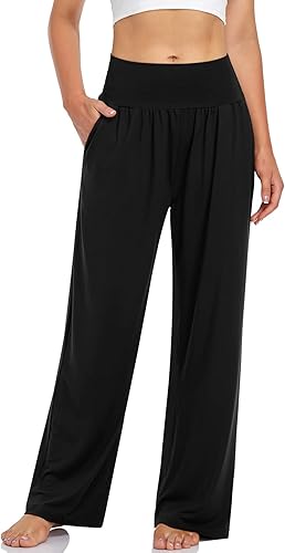 UEU Womens Wide Leg Lounge Pants