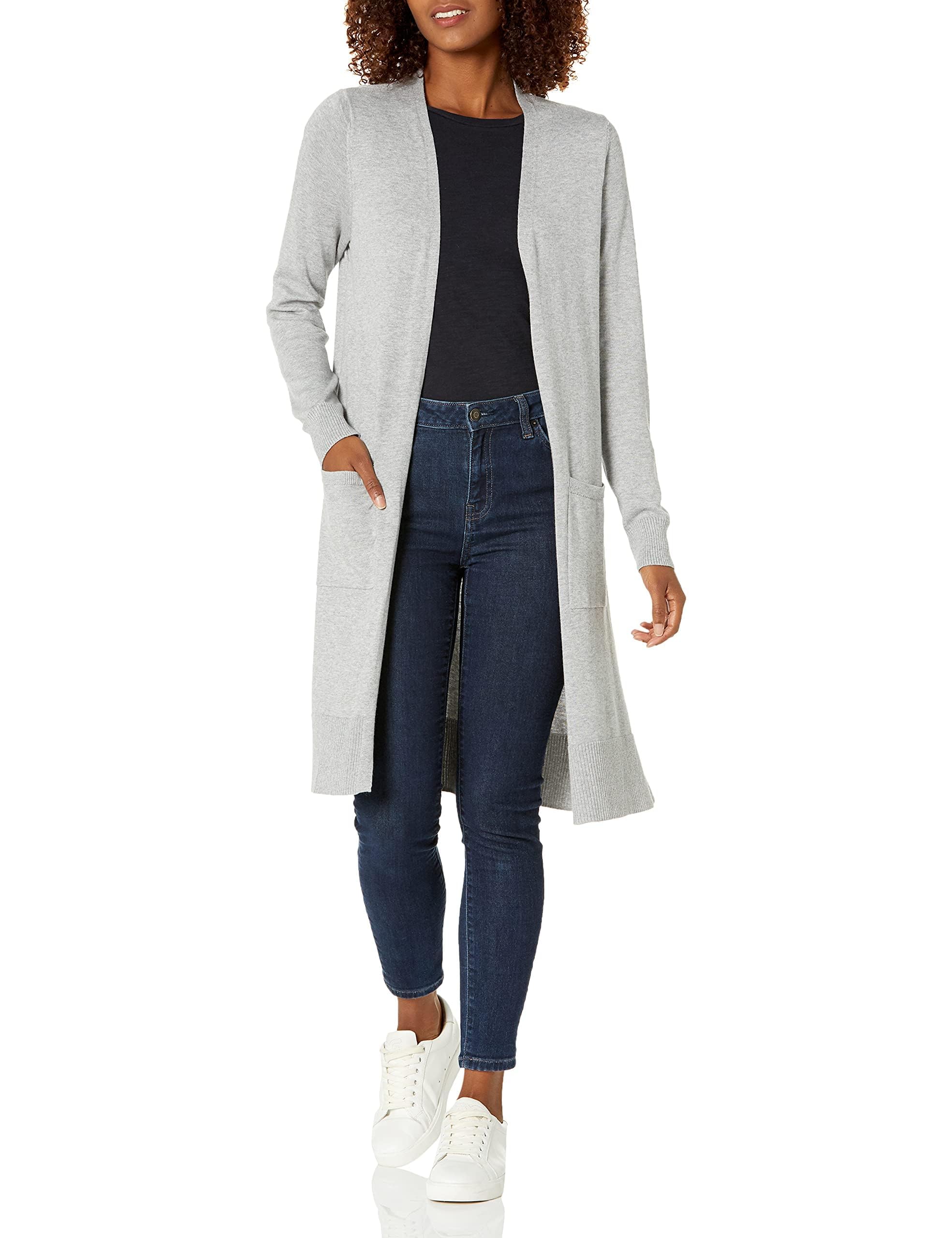 Amazon Essentials Women's Lightweight Open-Front Cardigan