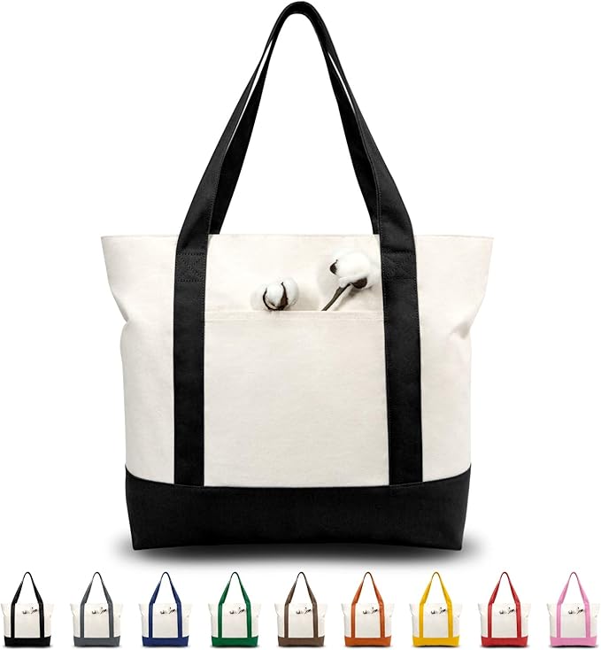 Natural Canvas Tote Bag